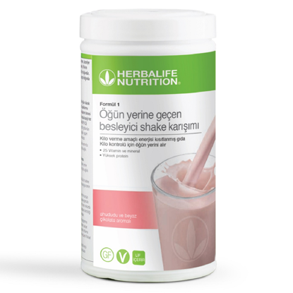 Formül 1 Besleyici Shake Karışımı Ahududu ve Beyaz Çikolata Aromalı resmi