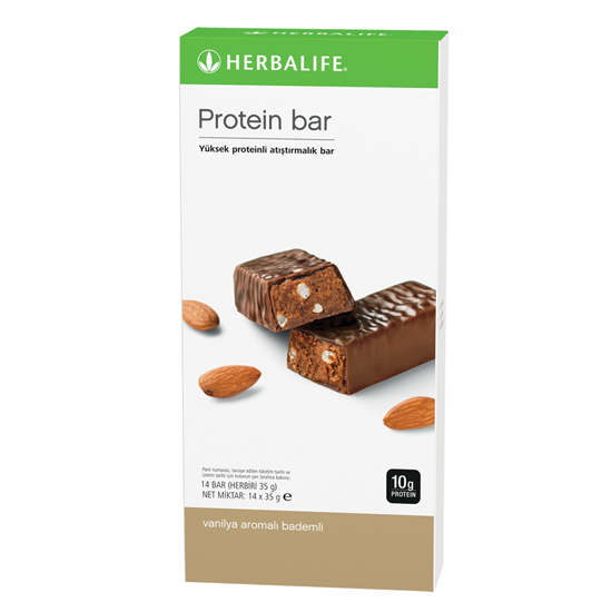 Protein Bar Vanilya Aromalı Bademli Vanilya Aromalı 14'lü paket resmi