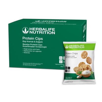 Herbalife Protein Cips Ekşi Kremalı & Soğanlı 10 Adet resmi